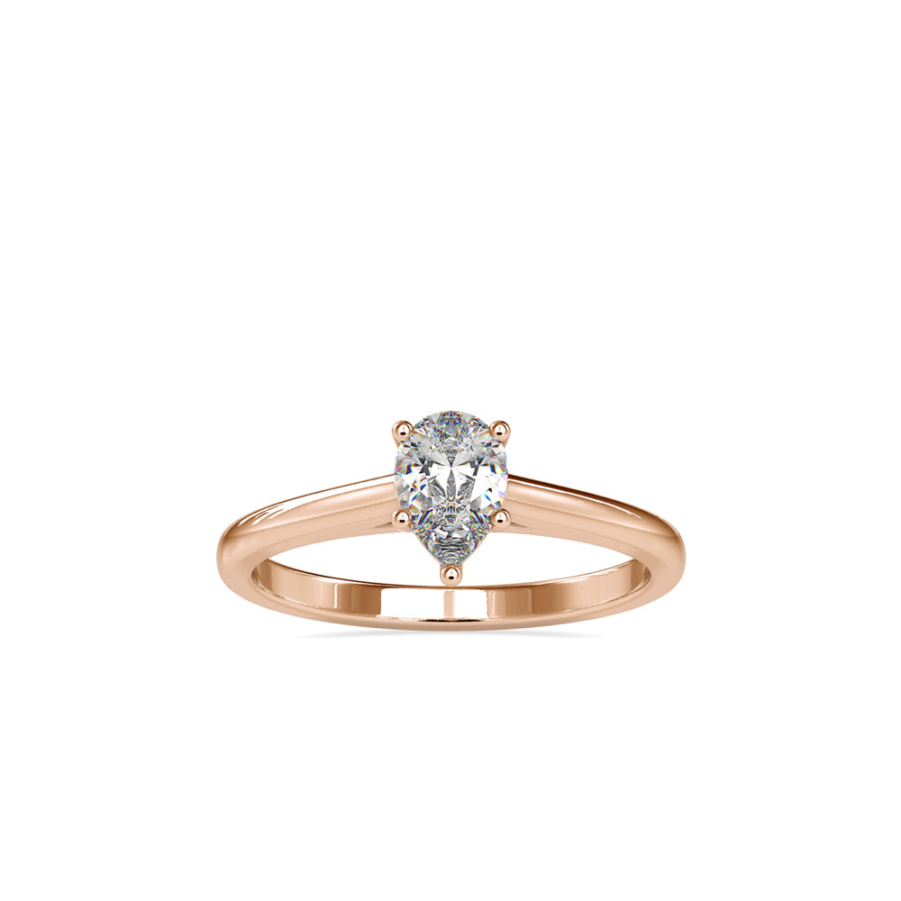 0.5 ct Pear Diamond Ring