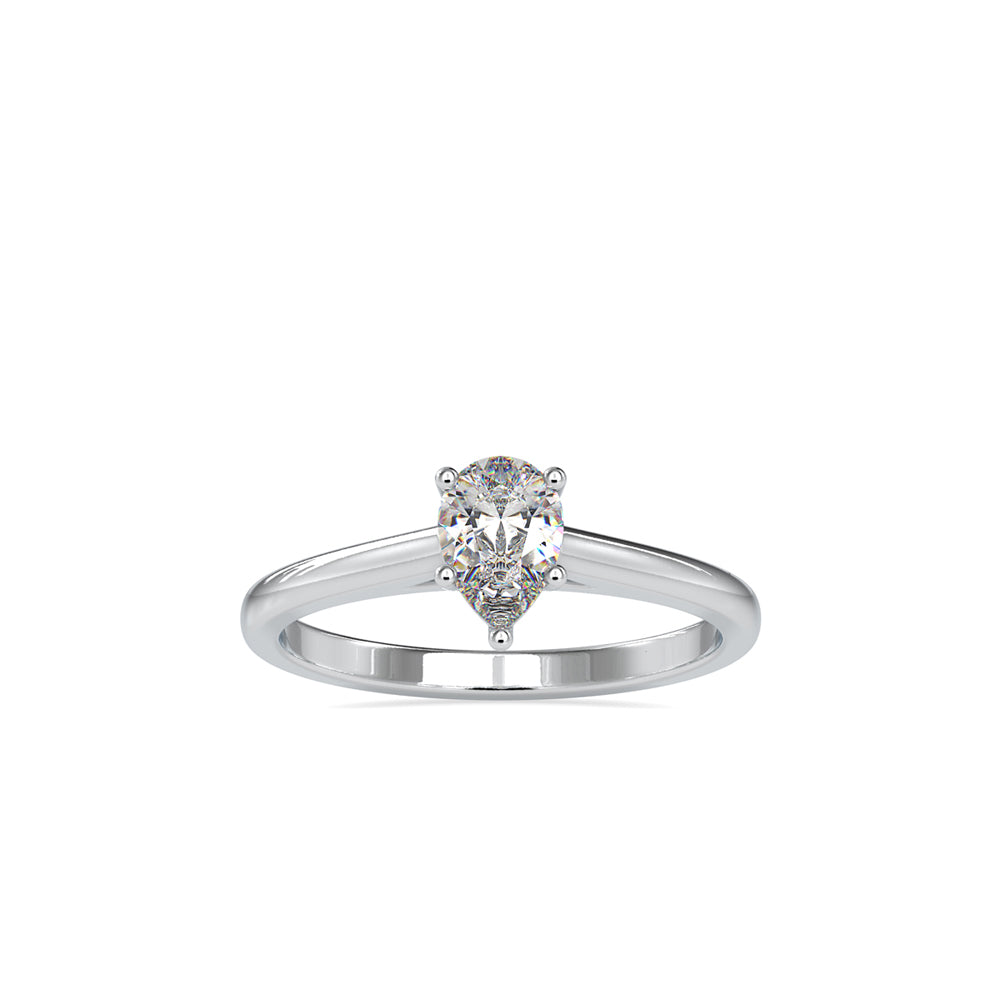 0.5 ct Pear Diamond Ring
