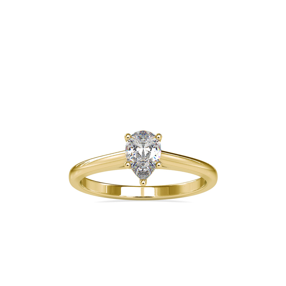 0.5 ct Pear Diamond Ring