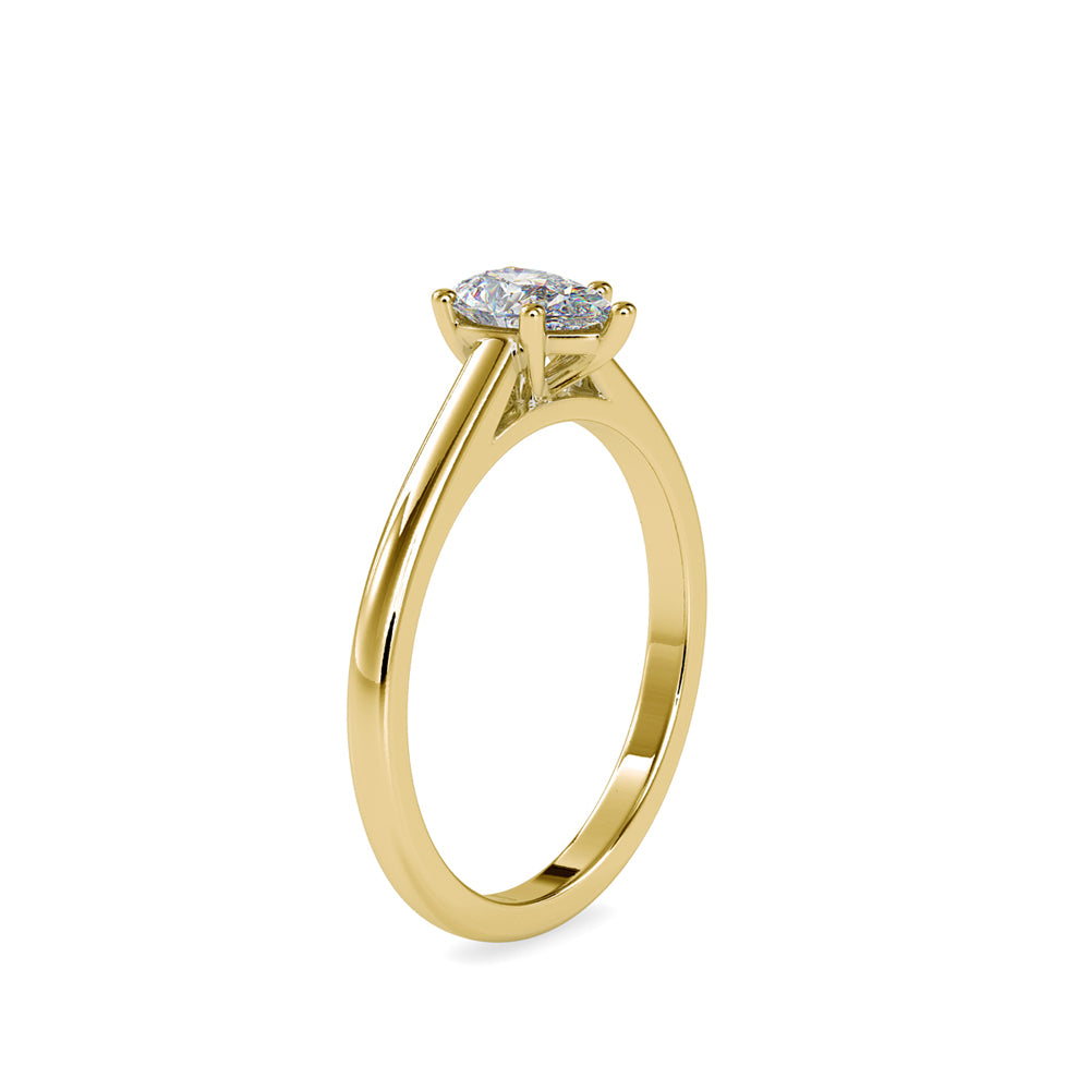 0.5 ct Pear Diamond Ring