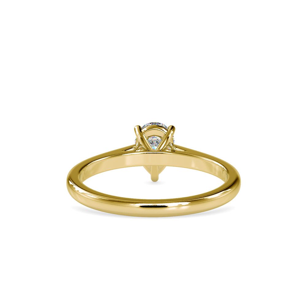 0.5 ct Pear Diamond Ring