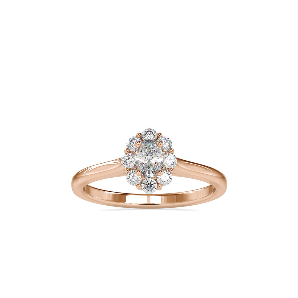 0.3 ct Oval Diamond Ring