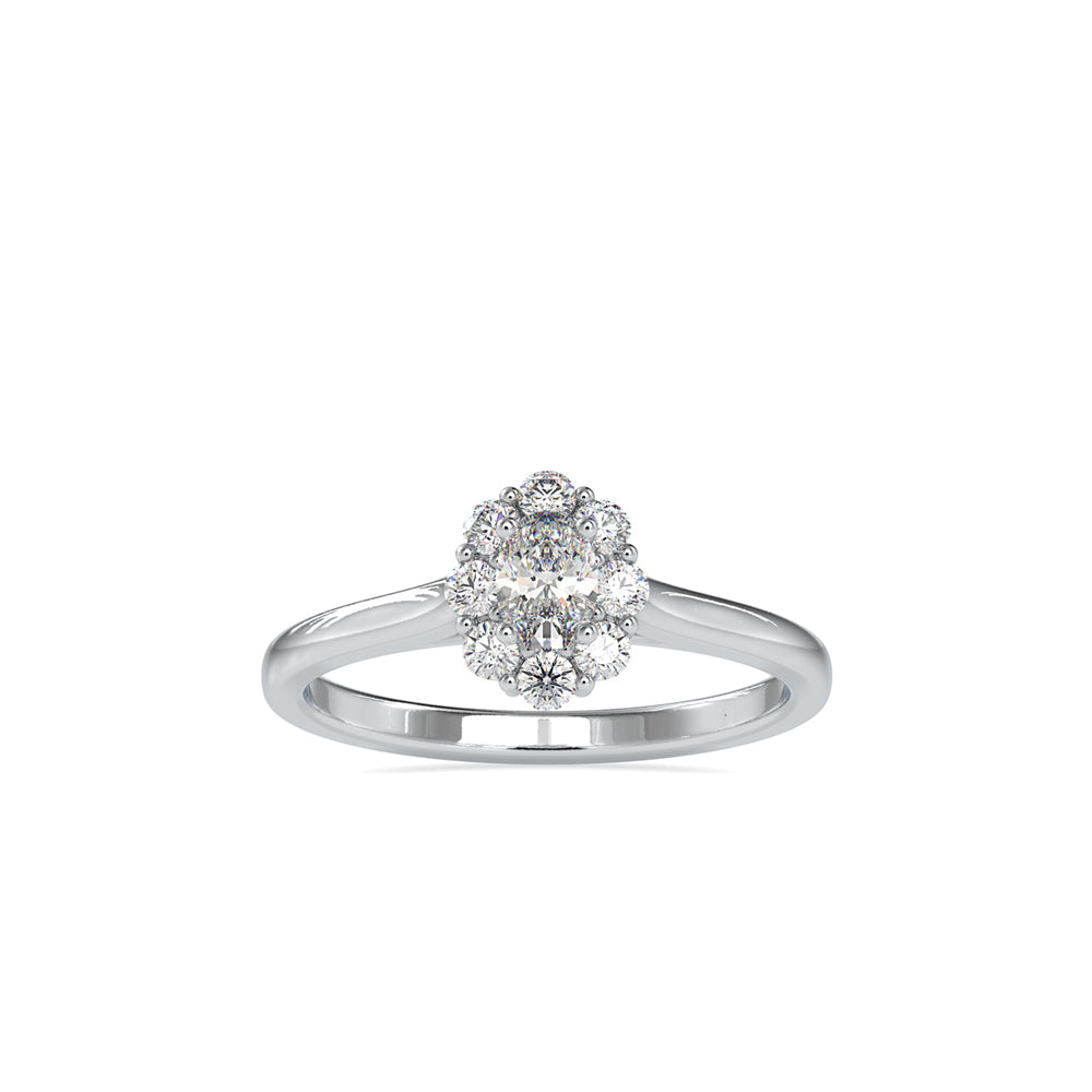 0.3 ct Oval Diamond Ring