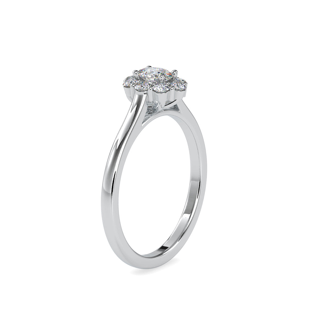 0.3 ct Oval Diamond Ring