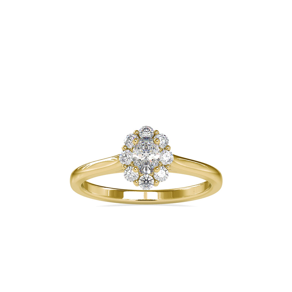 0.3 ct Oval Diamond Ring