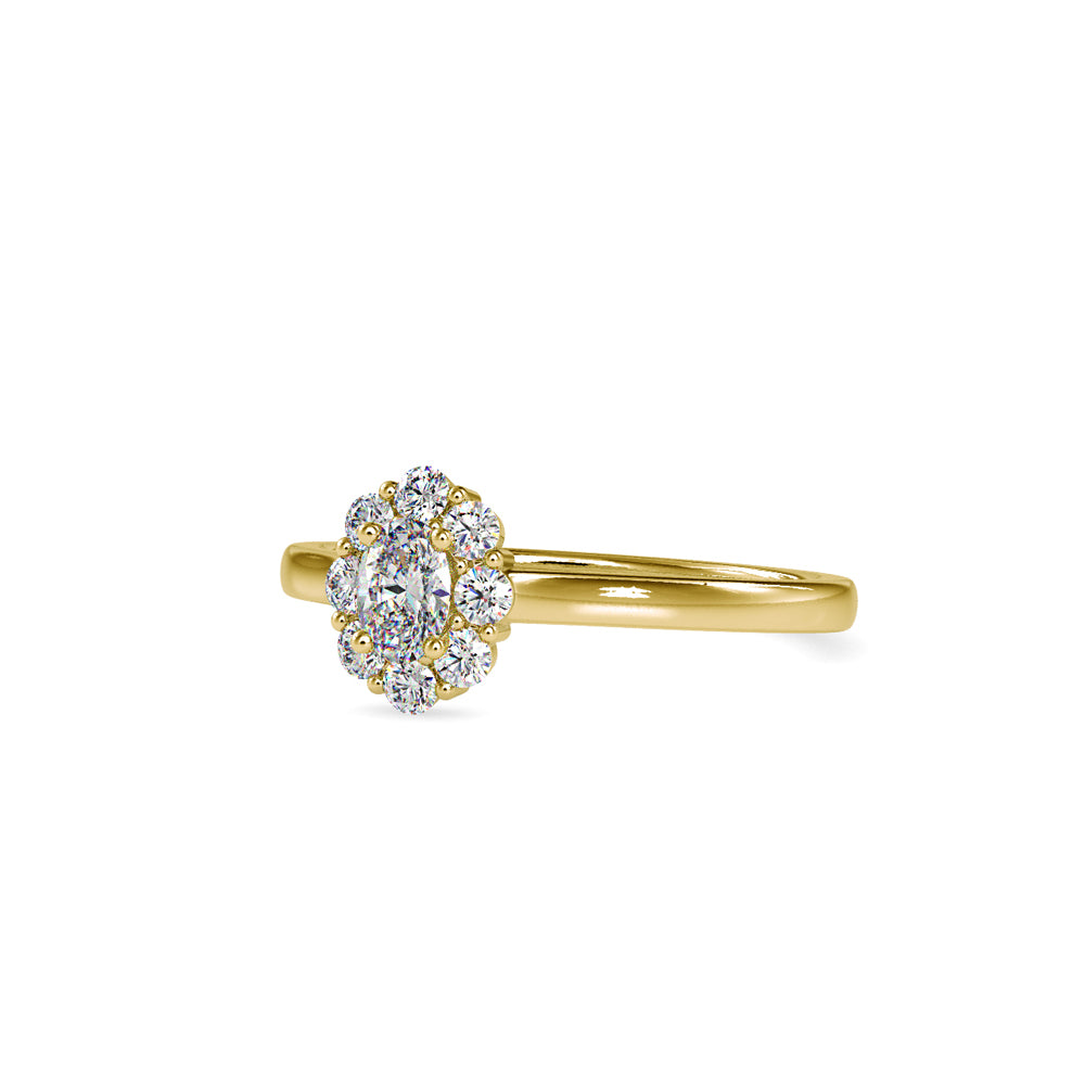 0.3 ct Oval Diamond Ring