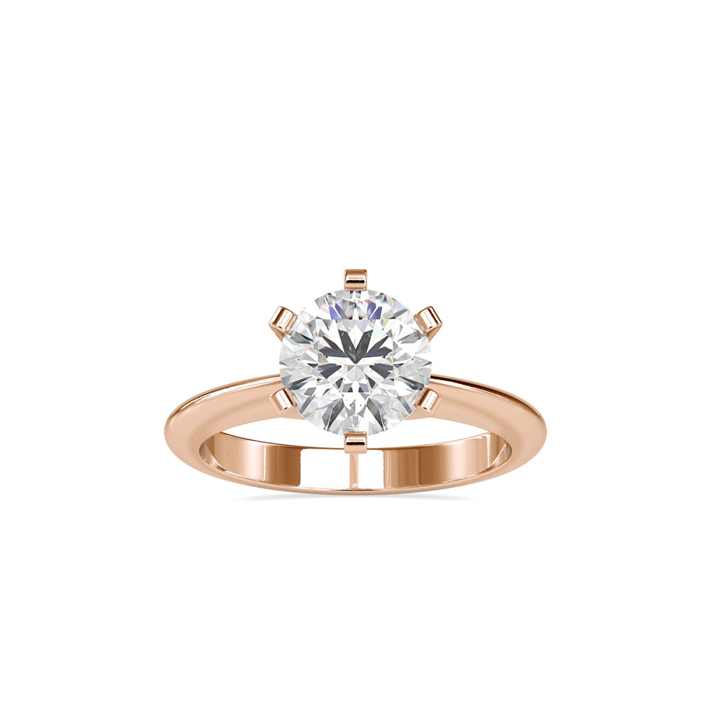 2 ct 6 Prong Diamond Ring