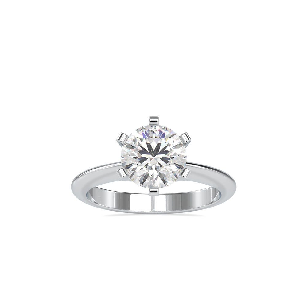 2 ct 6 Prong Diamond Ring
