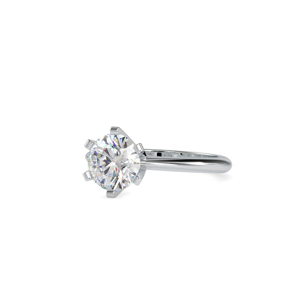 2 ct 6 Prong Diamond Ring