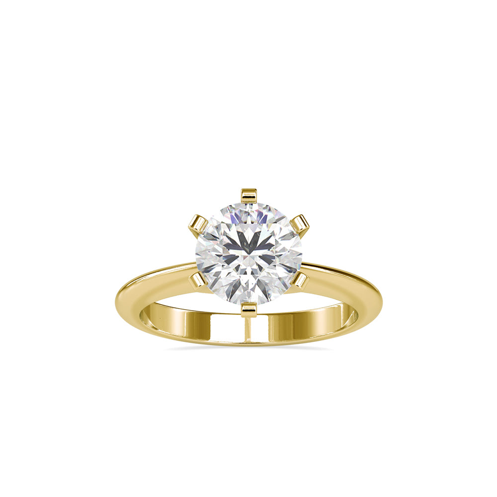 2 ct 6 Prong Diamond Ring