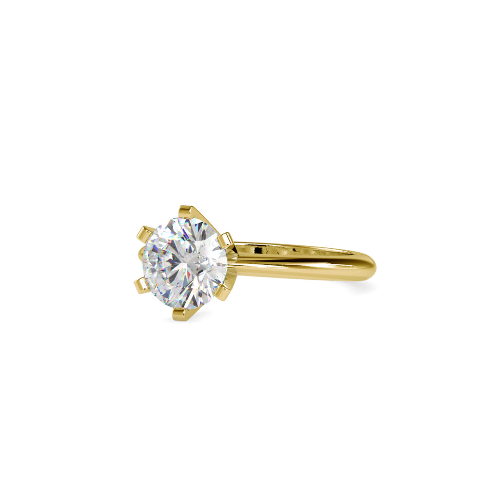 2 ct 6 Prong Diamond Ring