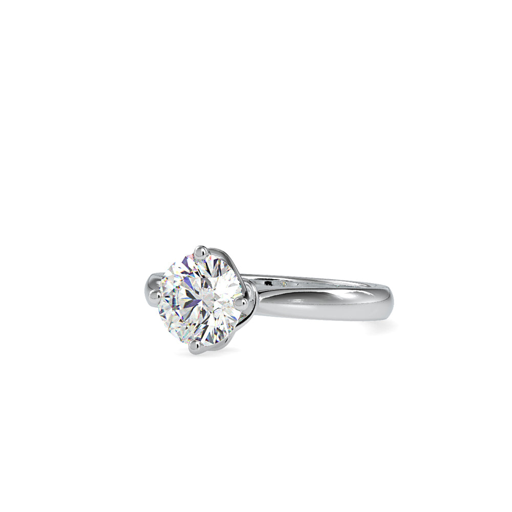 1 ct 4 Prong Diamond Ring
