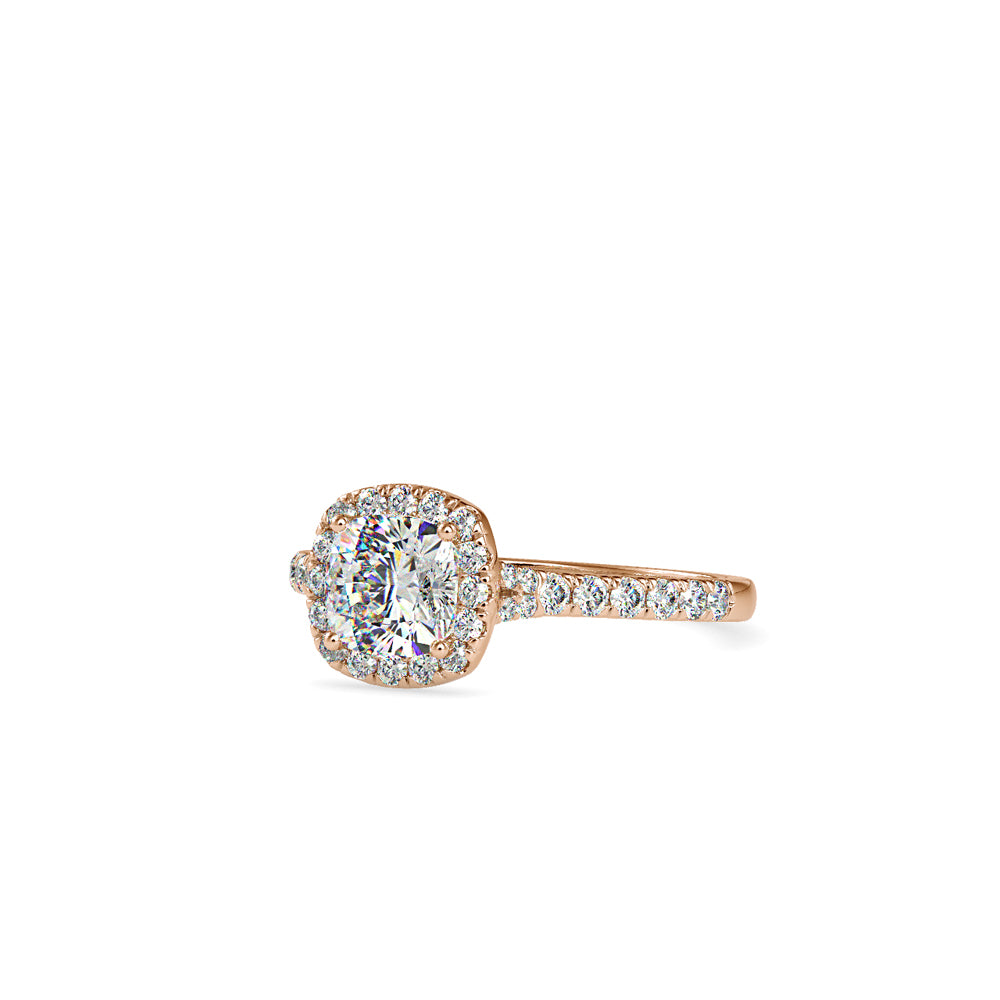 1 ct Cushion Diamond Ring