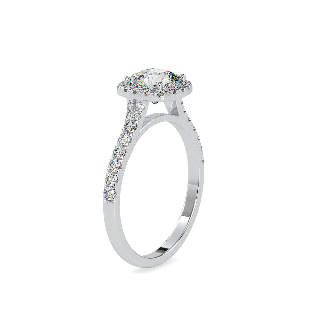1 ct Cushion Diamond Ring