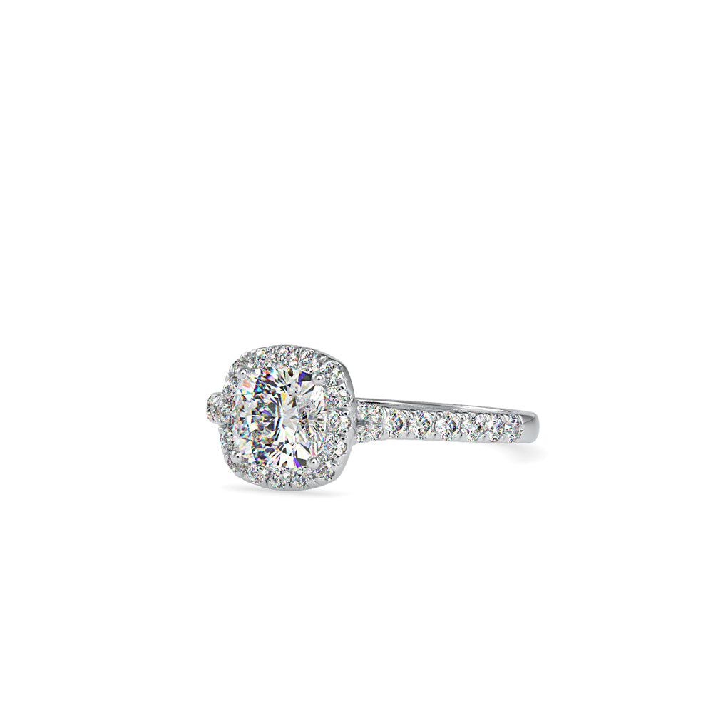 1 ct Cushion Diamond Ring