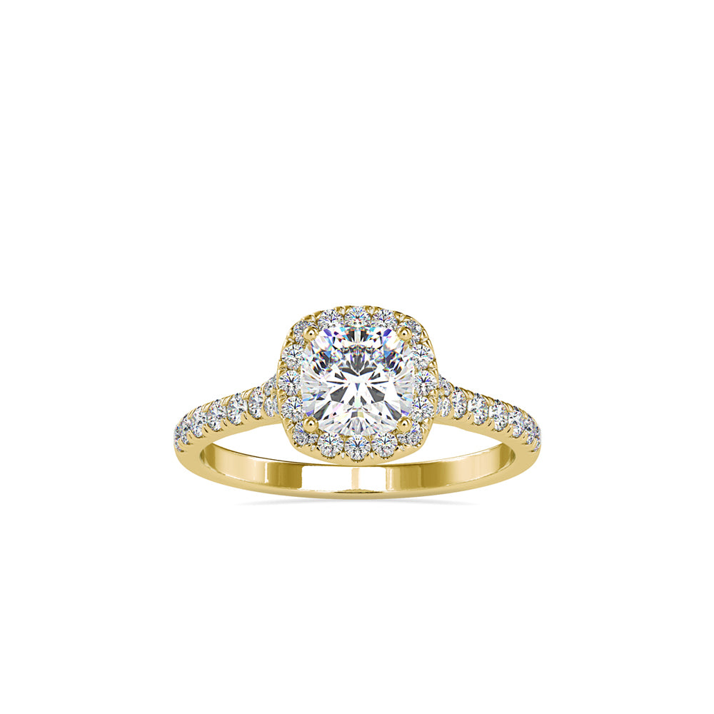 1 ct Cushion Diamond Ring