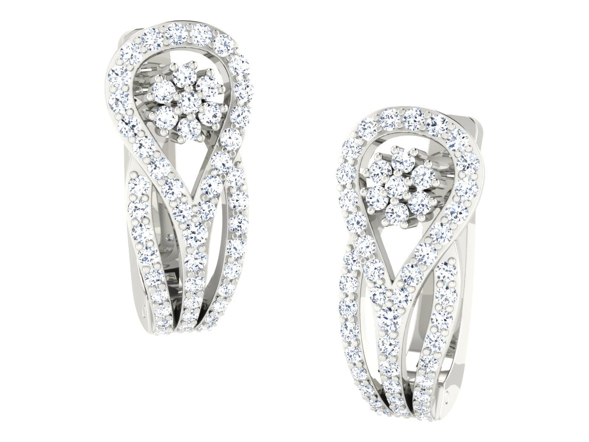 Earrings 0.6 ct