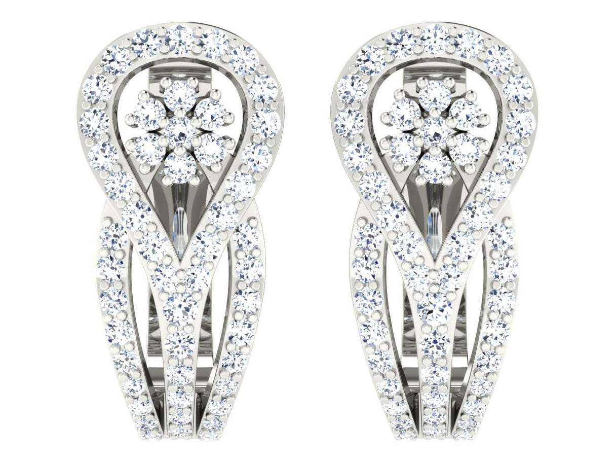 Earrings 0.6 ct