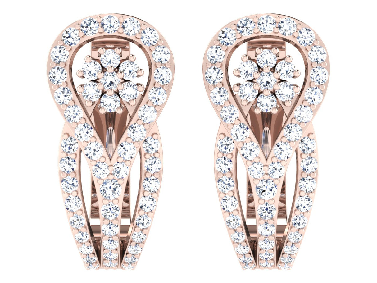 Earrings 0.6 ct