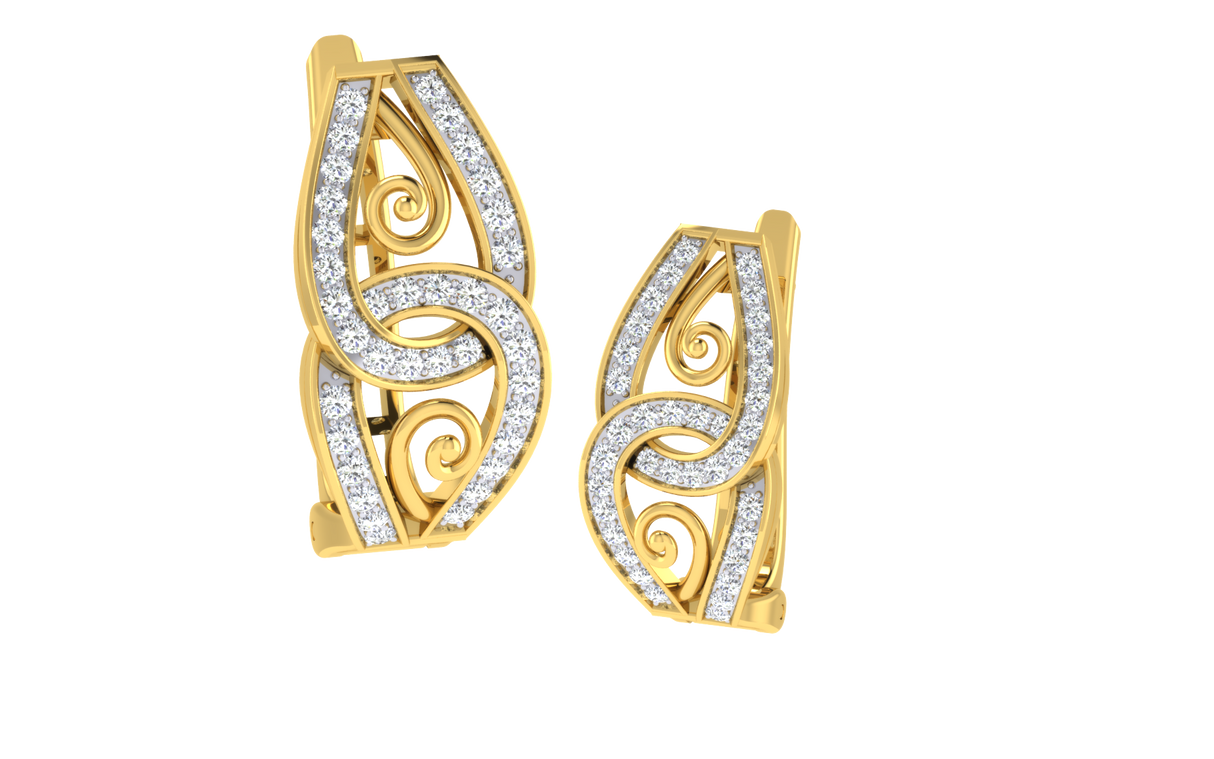 Earrings 0.6 ct