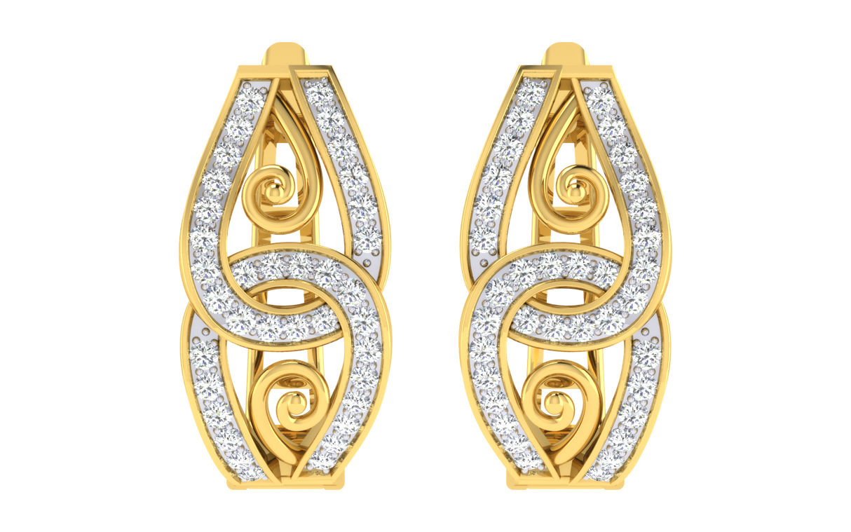 Earrings 0.6 ct