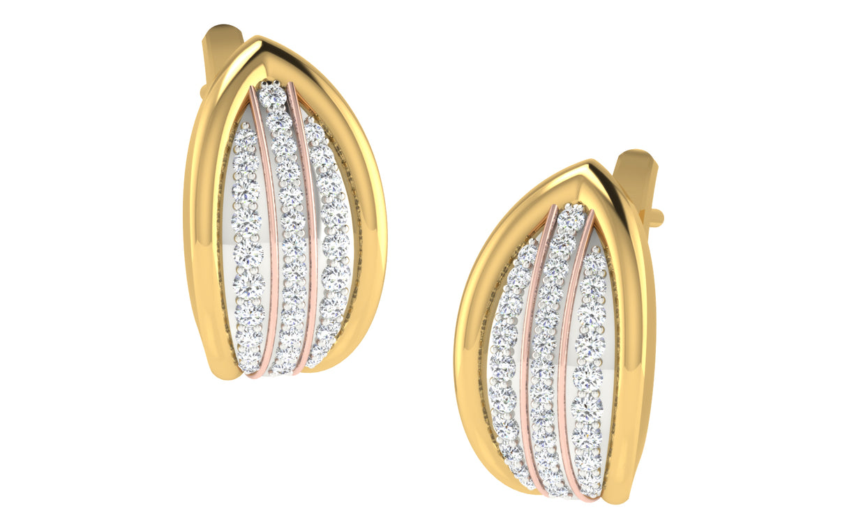 Earrings 0.8 ct