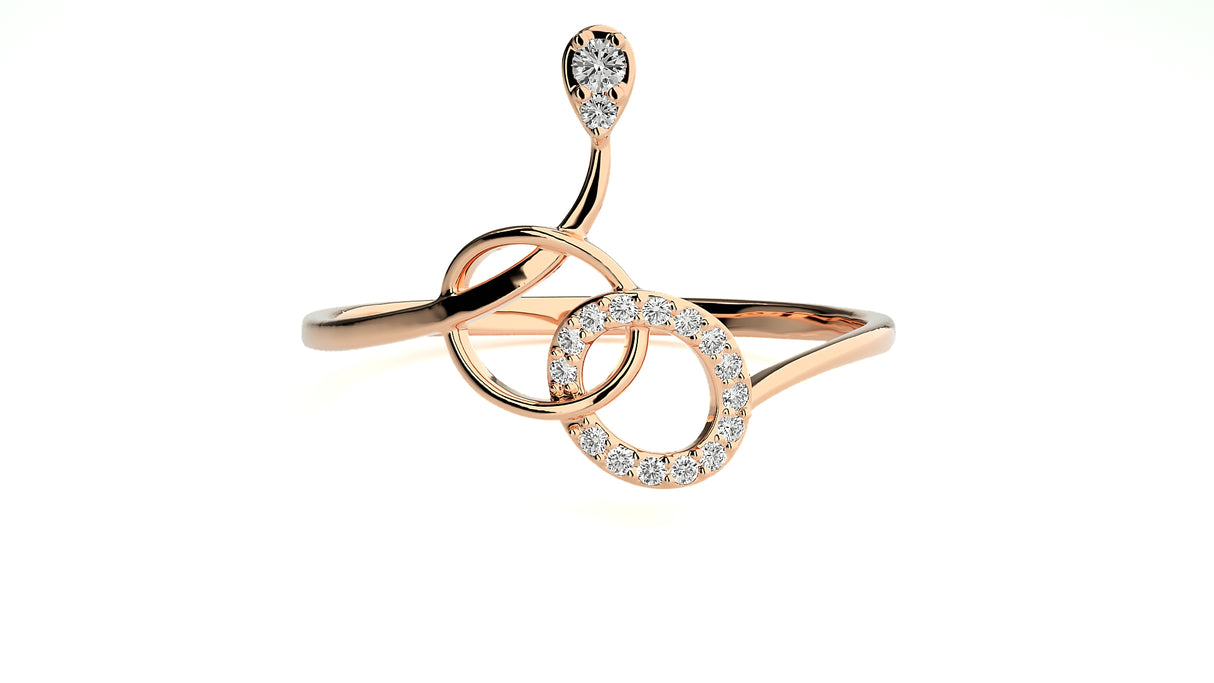 Delicate Diamond Ring 0.12 ct
