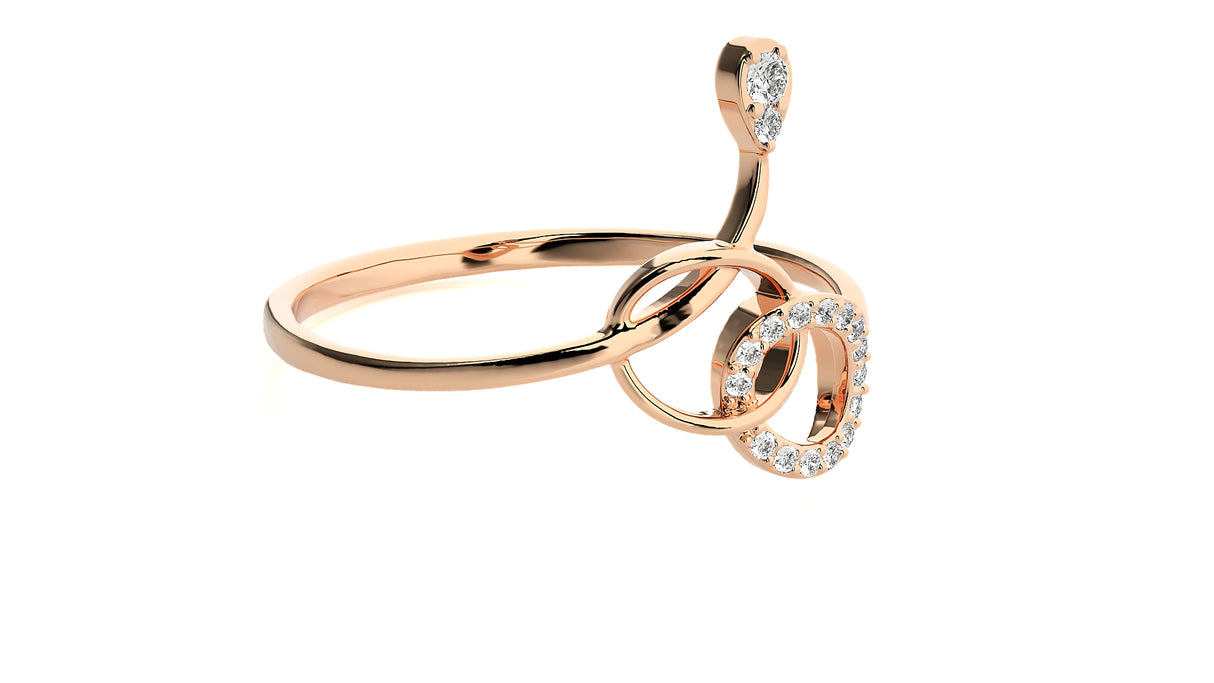Delicate Diamond Ring 0.12 ct