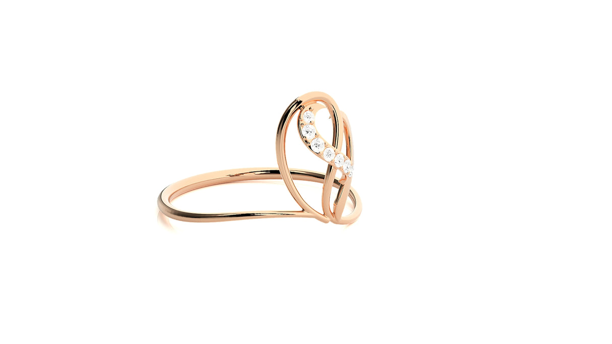 Enchanted Bloom Diamond Ring 0.12 ct