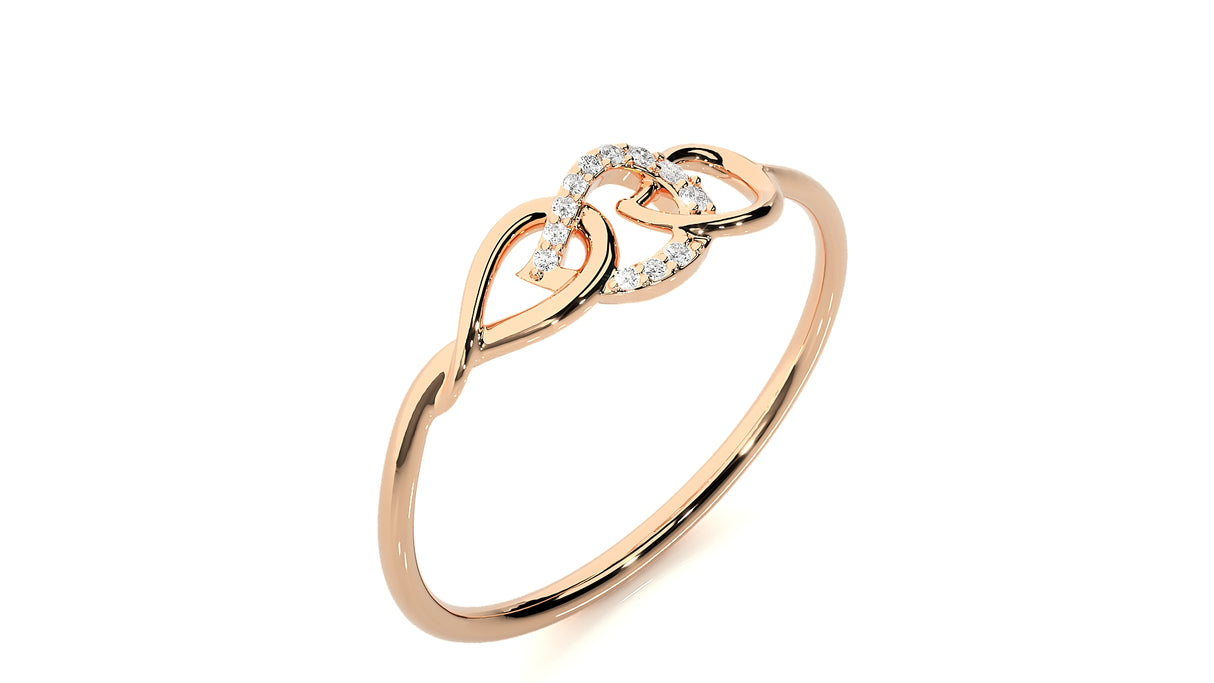 Celestial Flower Diamond Ring 0.10 ct