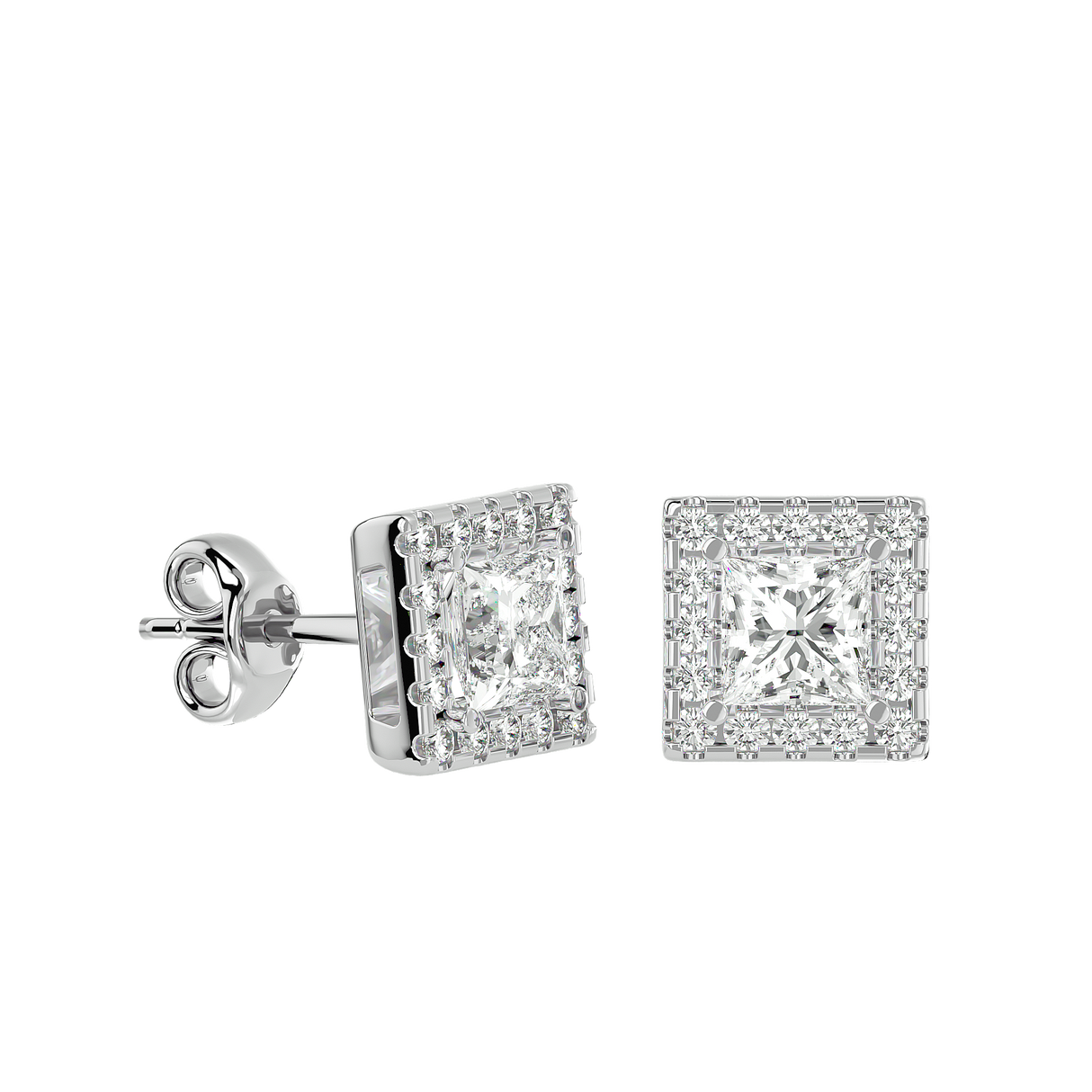 Earrings 1.7 ct