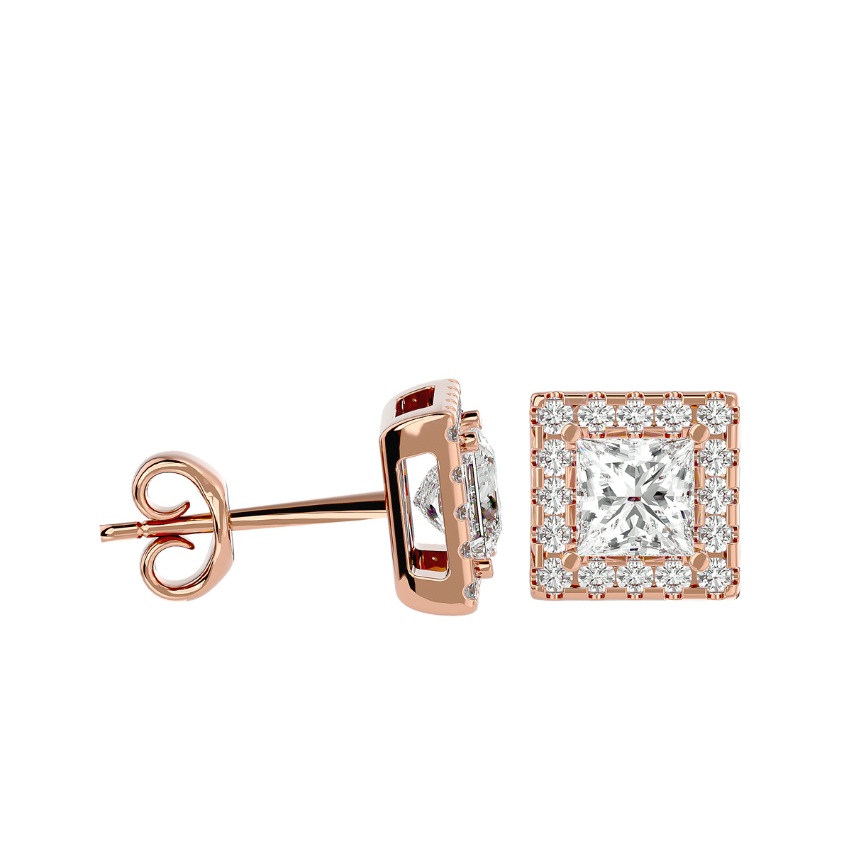 Earrings 2.1 ct