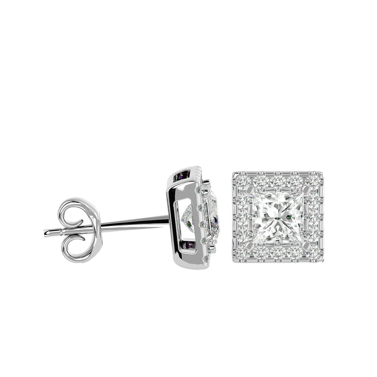 Earrings 1.7 ct