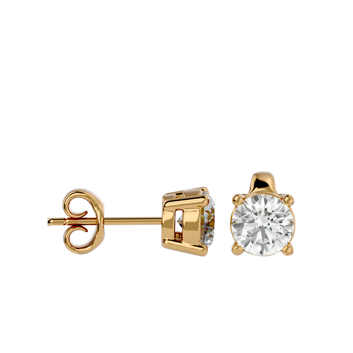 Earrings 1 ct