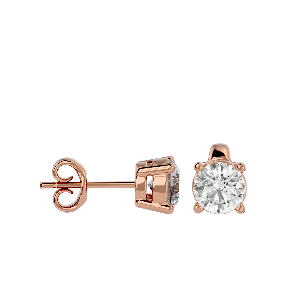Earrings 1 ct