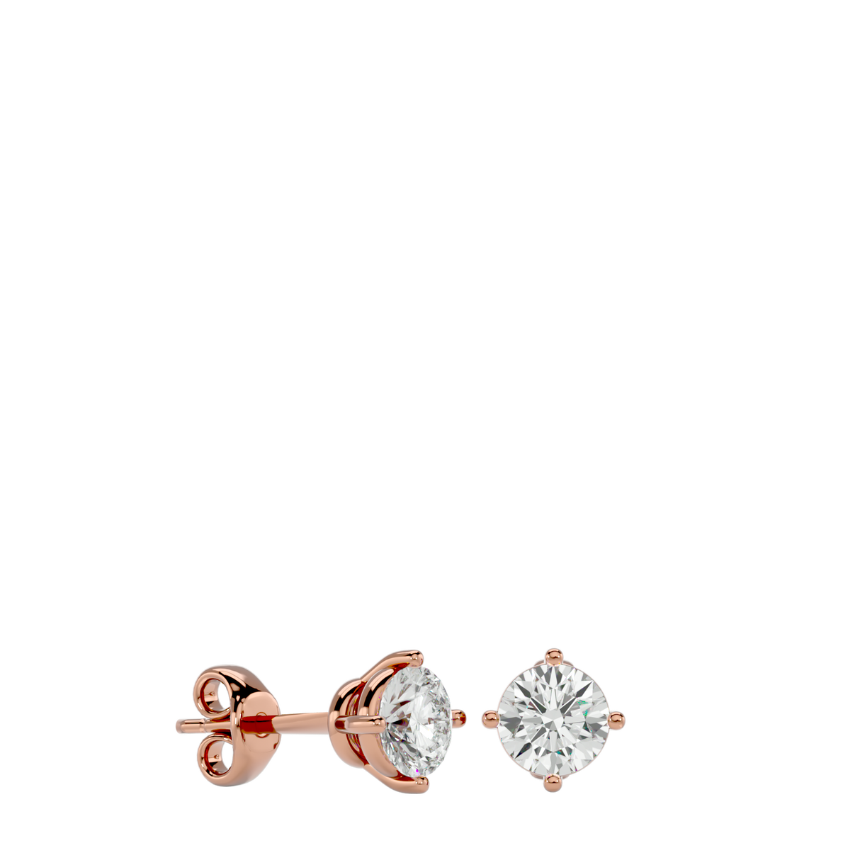 Earrings 1 ct