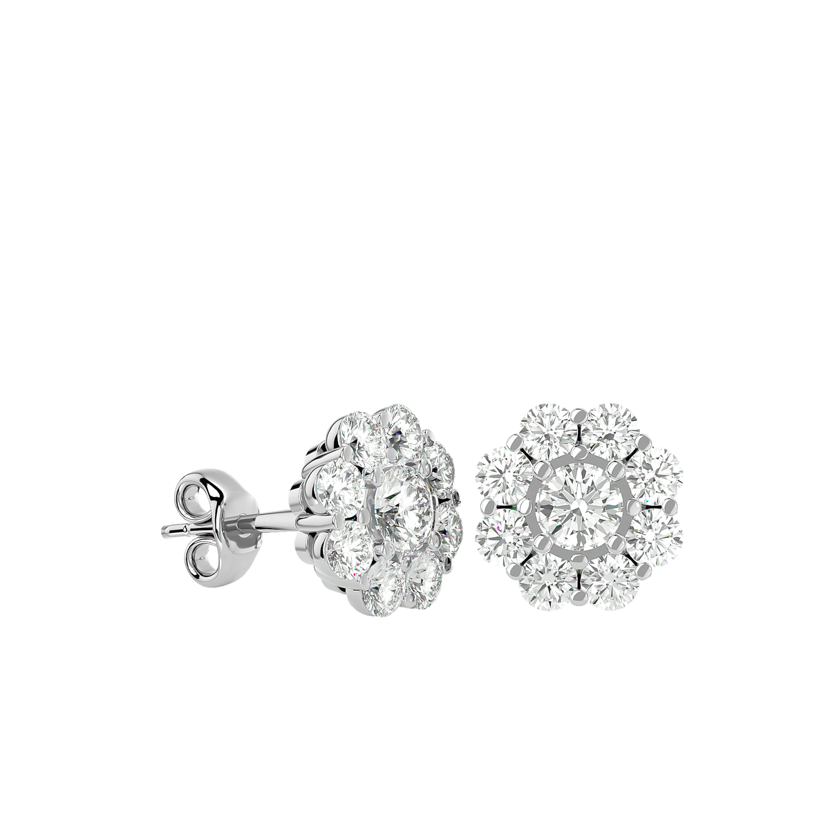 Earrings 2.1 ct