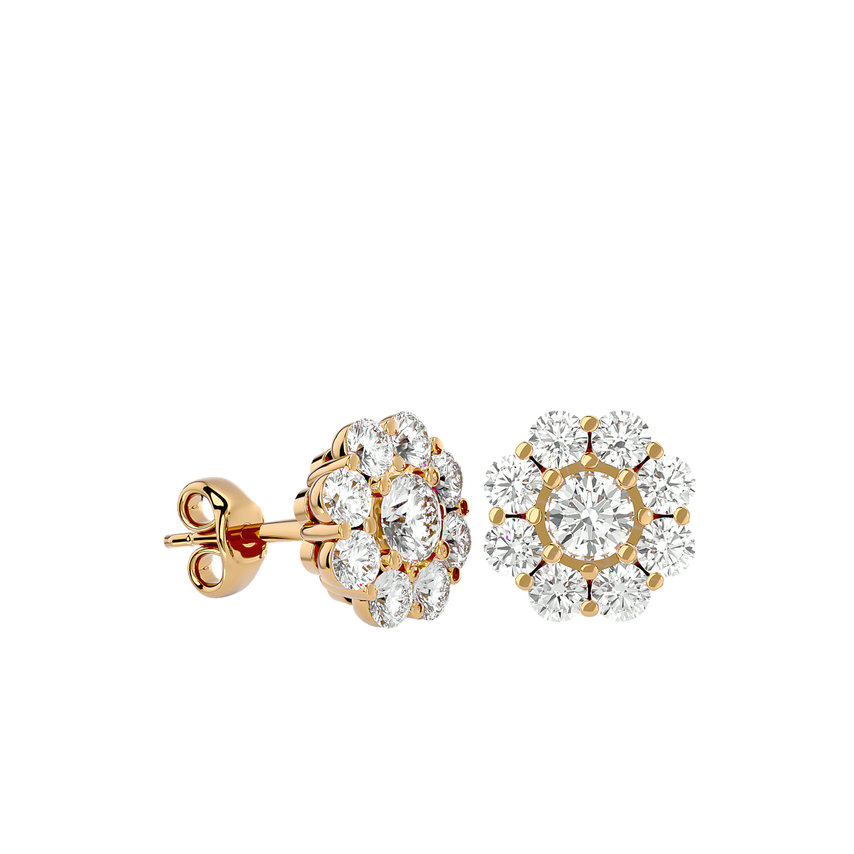 Earrings 2.1 ct