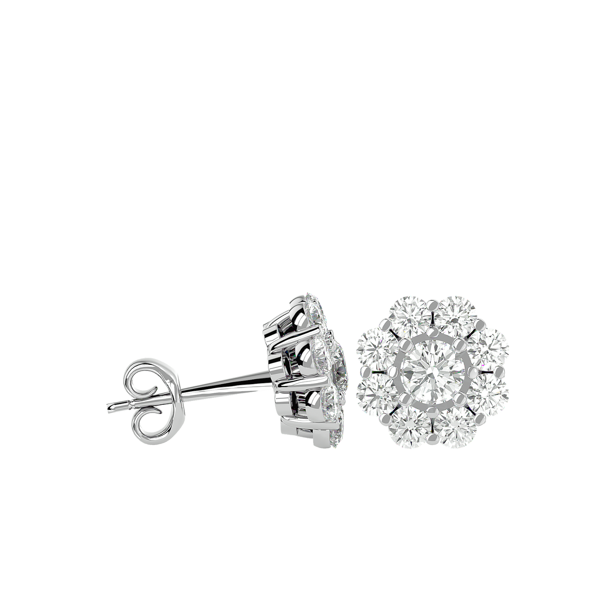 Earrings 2.1 ct