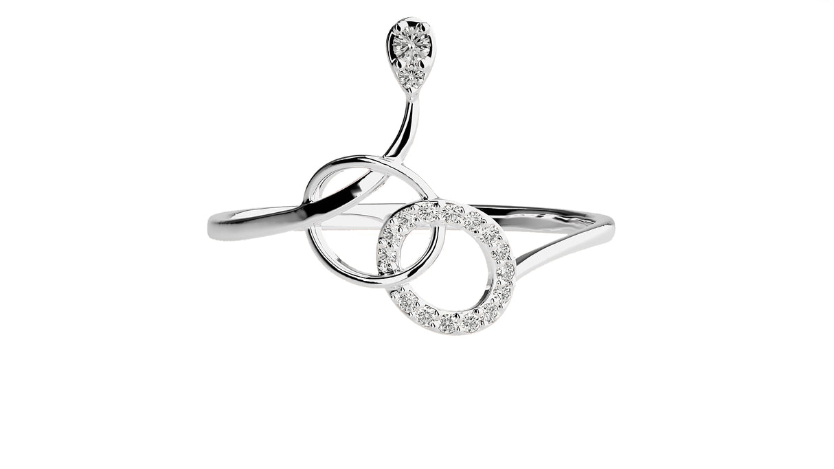 Delicate Diamond Ring 0.12 ct