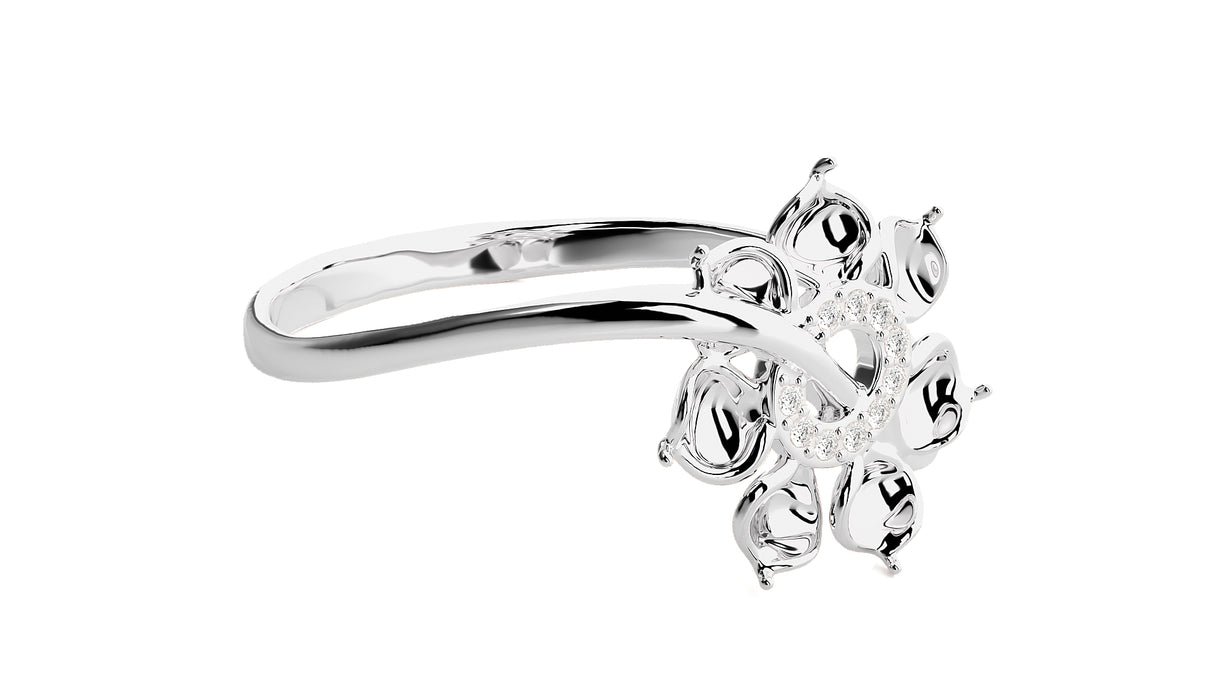 Blossom Grace Diamond Ring 0.11 ct