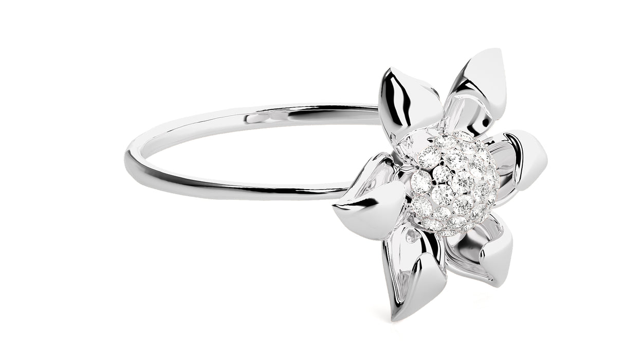 Bloom Diamond Ring 0.12 ct
