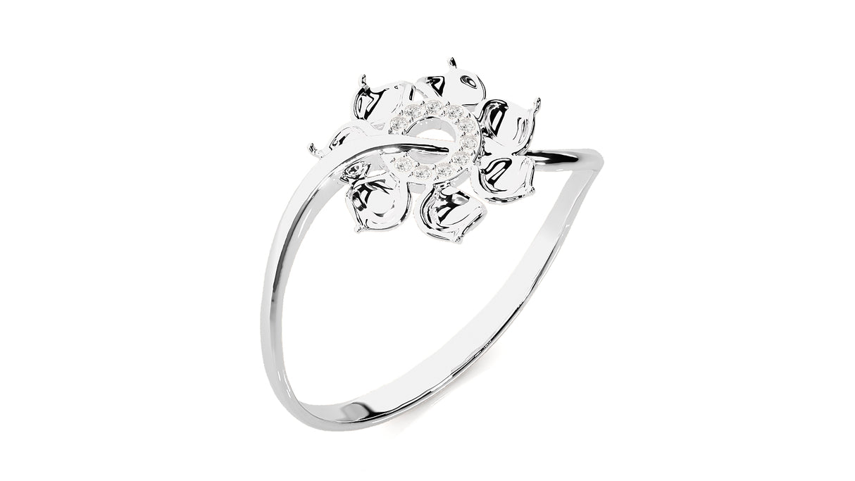 Blossom Grace Diamond Ring 0.11 ct