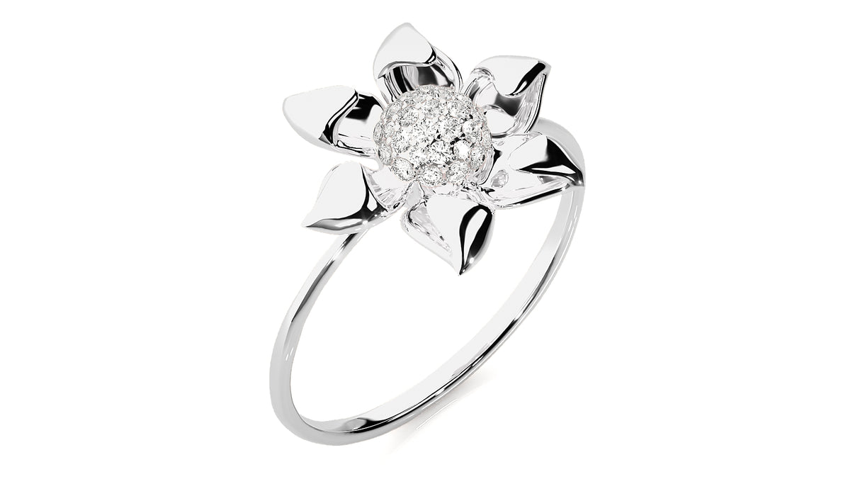 Bloom Diamond Ring 0.12 ct