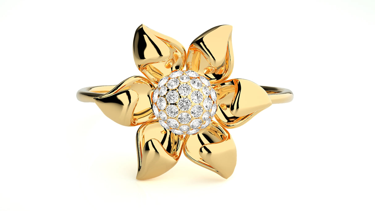 Bloom Diamond Ring 0.12 ct