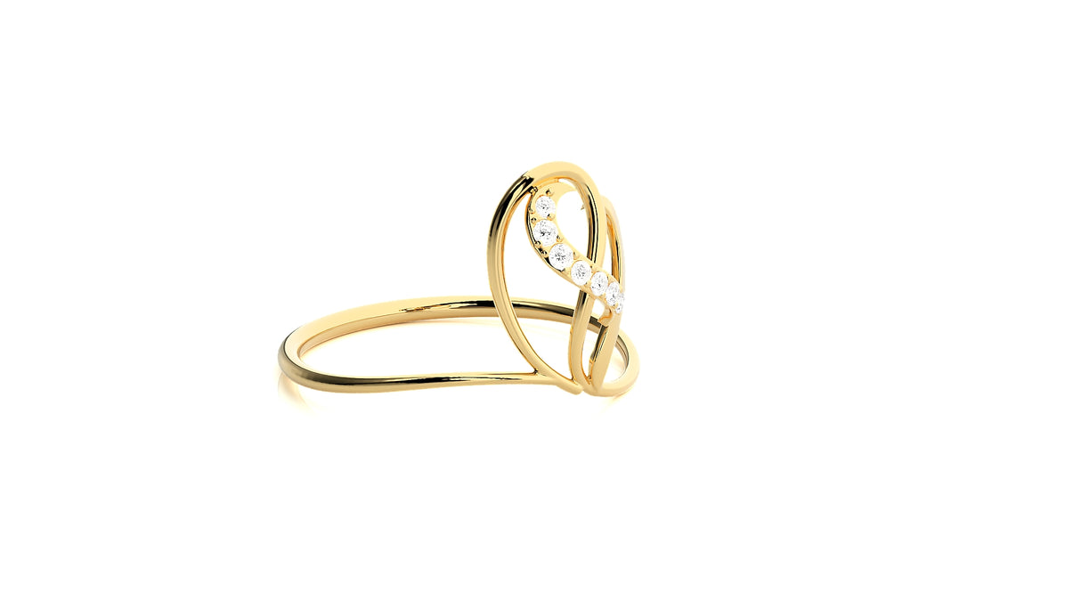 Enchanted Bloom Diamond Ring 0.12 ct