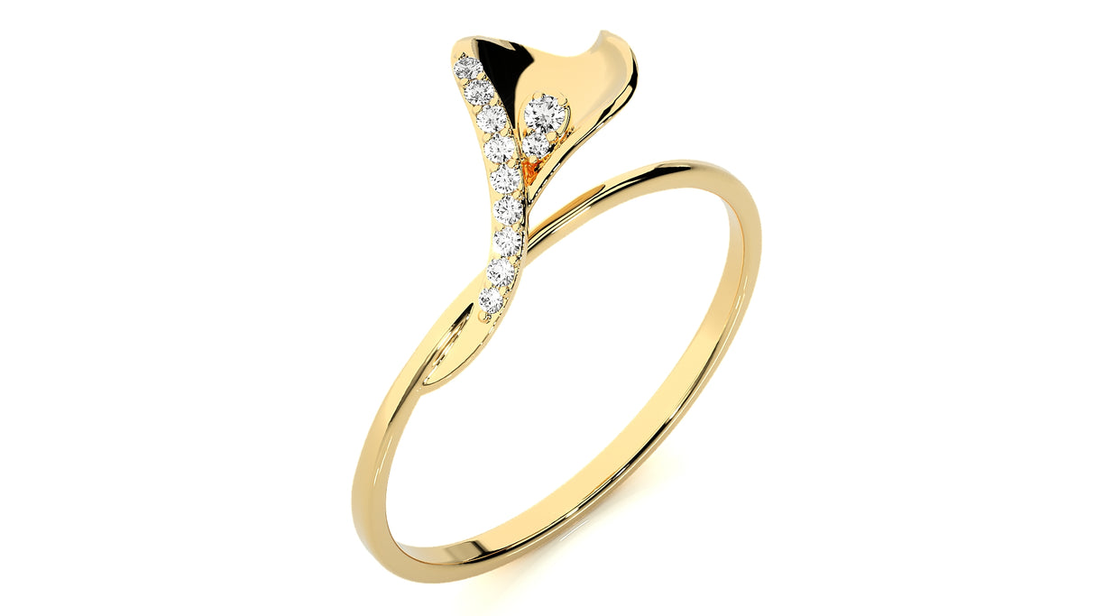 Eternal Blossom Diamond Ring 0.09 ct
