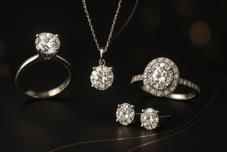 Clean promotional banner for LPJ Diamonds without text