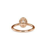 0.9 ct Oval Diamonds Ring