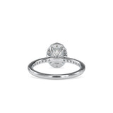 0.9 ct Oval Diamonds Ring